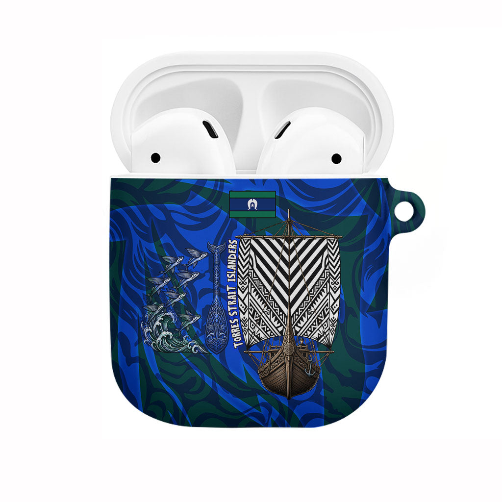 Torres Strait Islanders Forever Voyagers AirPods Case Indigenous Australian Tribal Canoe Art