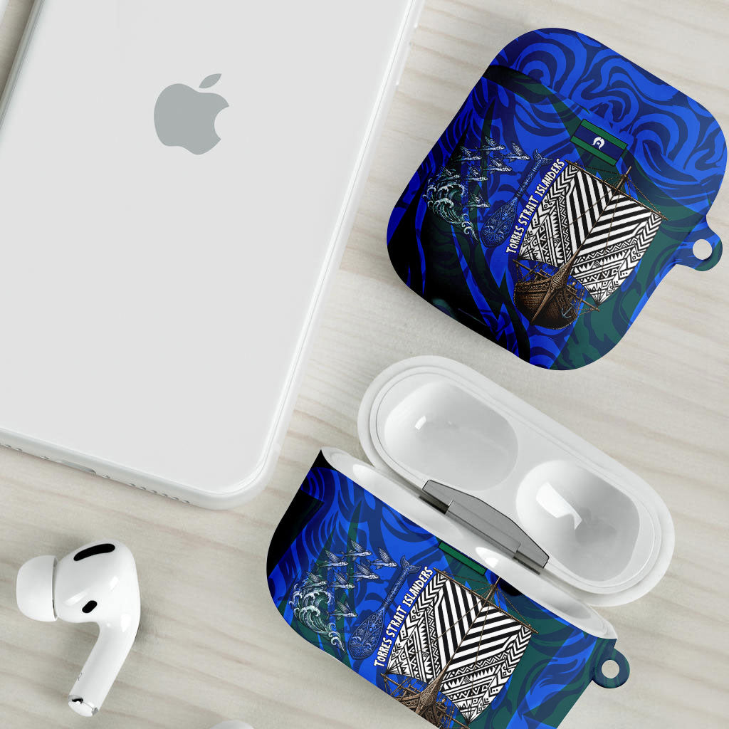 Torres Strait Islanders Forever Voyagers AirPods Case Indigenous Australian Tribal Canoe Art