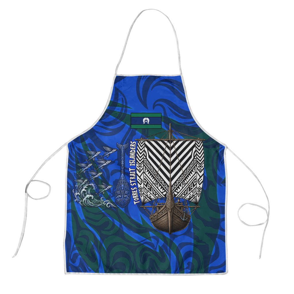 Torres Strait Islanders Forever Voyagers Apron Indigenous Australian Tribal Canoe Art