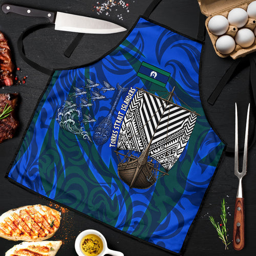 Torres Strait Islanders Forever Voyagers Apron Indigenous Australian Tribal Canoe Art