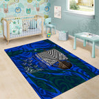 Torres Strait Islanders Forever Voyagers Area Rug Indigenous Australian Tribal Canoe Art