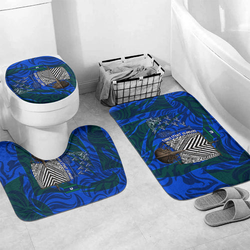Torres Strait Islanders Forever Voyagers Bathroom Set Indigenous Australian Tribal Canoe Art