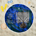 Torres Strait Islanders Forever Voyagers Beach Blanket Indigenous Australian Tribal Canoe Art