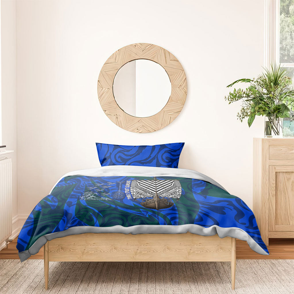 Torres Strait Islanders Forever Voyagers Bedding Set Indigenous Australian Tribal Canoe Art