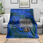 Torres Strait Islanders Forever Voyagers Blanket Indigenous Australian Tribal Canoe Art