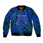 Torres Strait Islanders Forever Voyagers Bomber Jacket Indigenous Australian Tribal Canoe Art