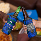 Torres Strait Islanders Forever Voyagers 4 in 1 Can Cooler Tumbler Indigenous Australian Tribal Canoe Art