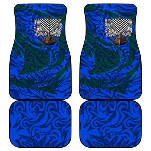 Torres Strait Islanders Forever Voyagers Car Mats Indigenous Australian Tribal Canoe Art