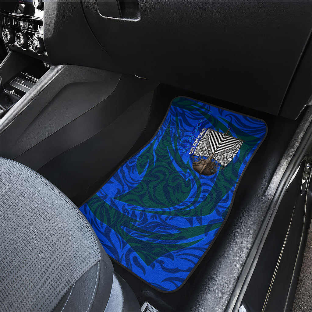 Torres Strait Islanders Forever Voyagers Car Mats Indigenous Australian Tribal Canoe Art
