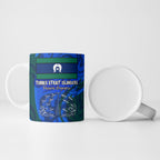 Torres Strait Islanders Forever Voyagers Ceramic Mug Indigenous Australian Tribal Canoe Art