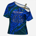 Torres Strait Islanders Forever Voyagers Cross Shoulder Shirt Indigenous Australian Tribal Canoe Art