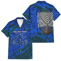 Torres Strait Islanders Forever Voyagers Family Matching Off The Shoulder Long Sleeve Dress and Hawaiian Shirt Indigenous Australian Tribal Canoe Art