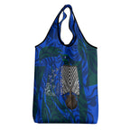 Torres Strait Islanders Forever Voyagers Grocery Bag Indigenous Australian Tribal Canoe Art