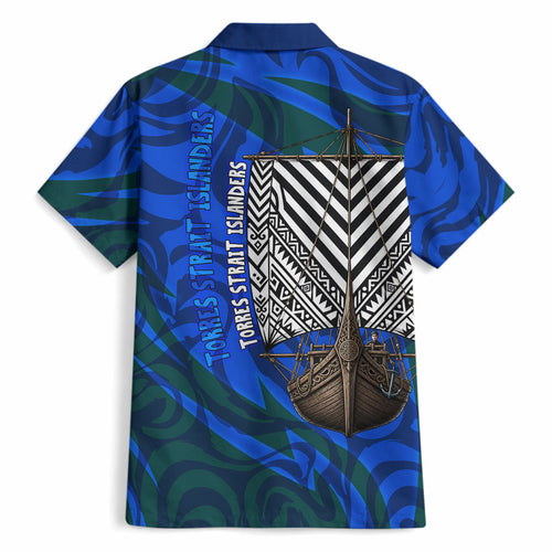 Torres Strait Islanders Forever Voyagers Hawaiian Shirt Indigenous Australian Tribal Canoe Art