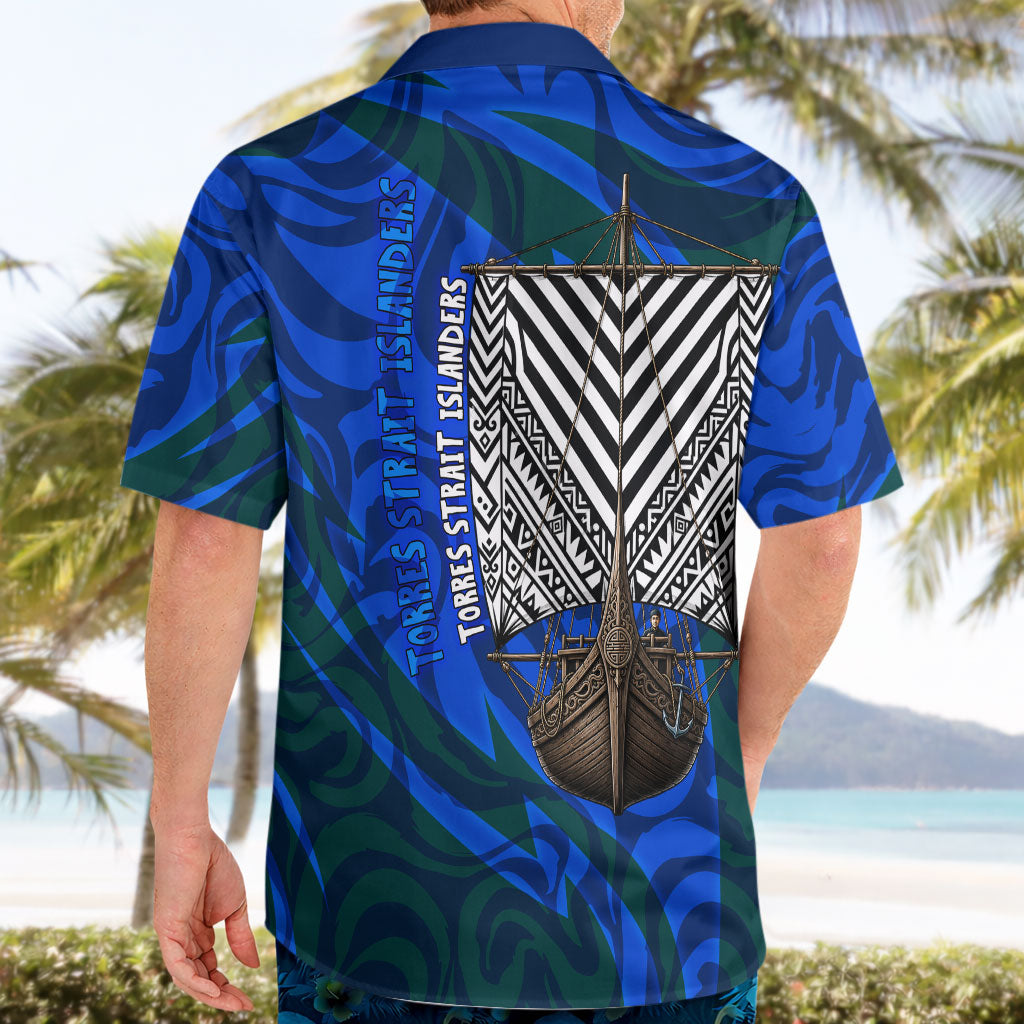 Torres Strait Islanders Forever Voyagers Hawaiian Shirt Indigenous Australian Tribal Canoe Art