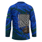 Torres Strait Islanders Forever Voyagers Hockey Jersey Indigenous Australian Tribal Canoe Art
