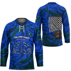 Torres Strait Islanders Forever Voyagers Hockey Jersey Indigenous Australian Tribal Canoe Art
