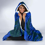 Torres Strait Islanders Forever Voyagers Hooded Blanket Indigenous Australian Tribal Canoe Art