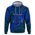 Torres Strait Islanders Forever Voyagers Hoodie Indigenous Australian Tribal Canoe Art