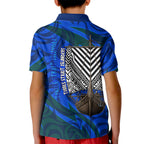 Torres Strait Islanders Forever Voyagers Kid Polo Shirt Indigenous Australian Tribal Canoe Art
