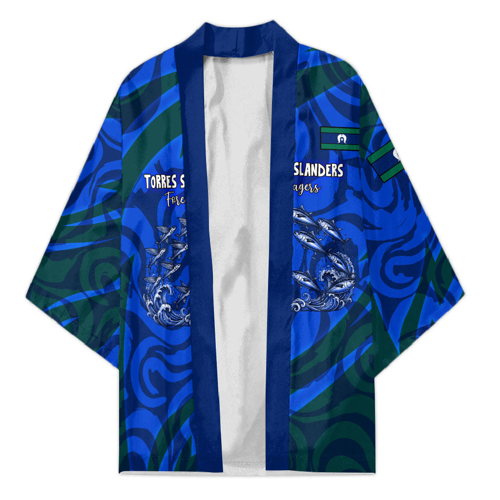 Torres Strait Islanders Forever Voyagers Kimono Indigenous Australian Tribal Canoe Art