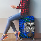 Torres Strait Islanders Forever Voyagers Luggage Cover Indigenous Australian Tribal Canoe Art