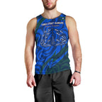 Torres Strait Islanders Forever Voyagers Men Tank Top Indigenous Australian Tribal Canoe Art