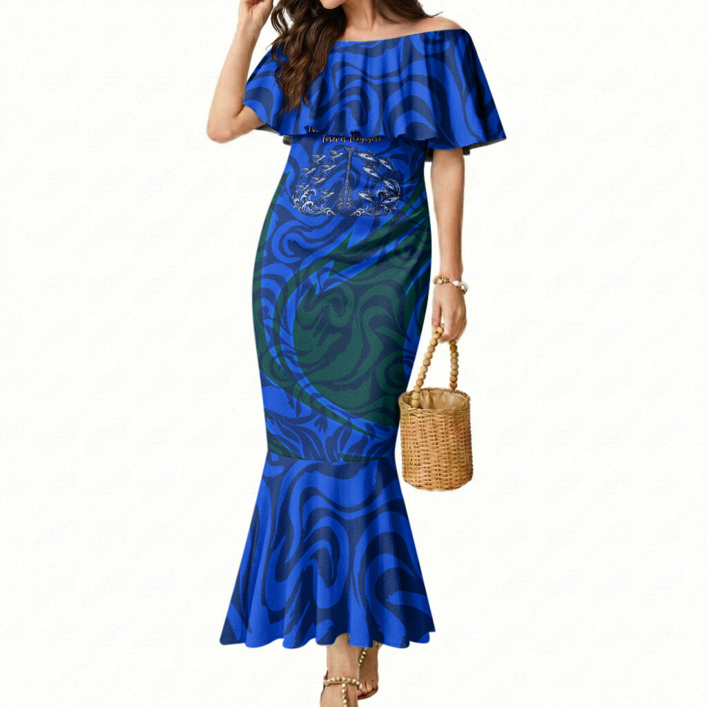 Torres Strait Islanders Forever Voyagers Mermaid Dress Indigenous Australian Tribal Canoe Art
