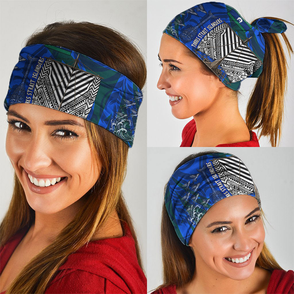 Torres Strait Islanders Forever Voyagers Neck Gaiter Indigenous Australian Tribal Canoe Art
