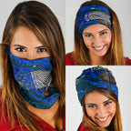 Torres Strait Islanders Forever Voyagers Neck Gaiter Indigenous Australian Tribal Canoe Art