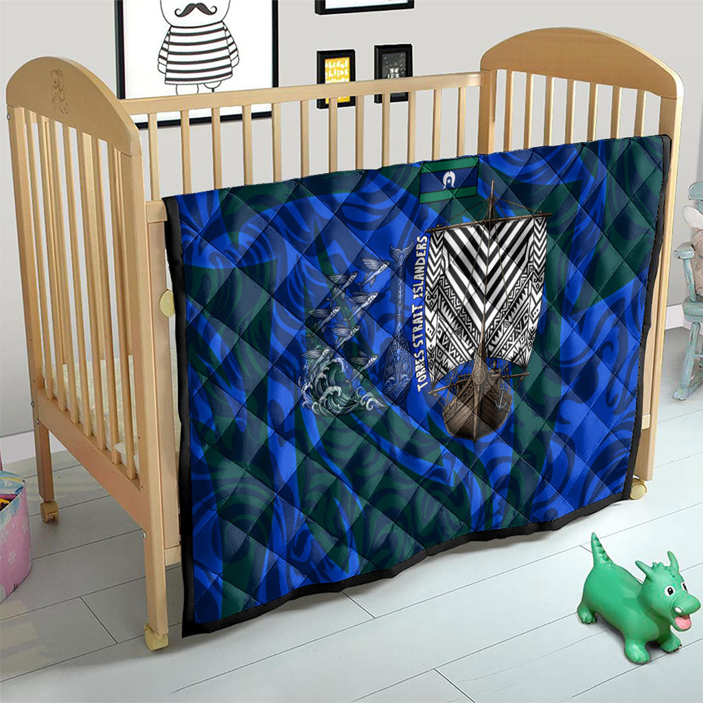 Torres Strait Islanders Forever Voyagers Quilt Indigenous Australian Tribal Canoe Art