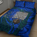 Torres Strait Islanders Forever Voyagers Quilt Bed Set Indigenous Australian Tribal Canoe Art