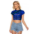 Torres Strait Islanders Forever Voyagers Raglan Cropped T Shirt Indigenous Australian Tribal Canoe Art