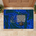 Torres Strait Islanders Forever Voyagers Rubber Doormat Indigenous Australian Tribal Canoe Art