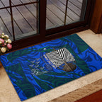Torres Strait Islanders Forever Voyagers Rubber Doormat Indigenous Australian Tribal Canoe Art