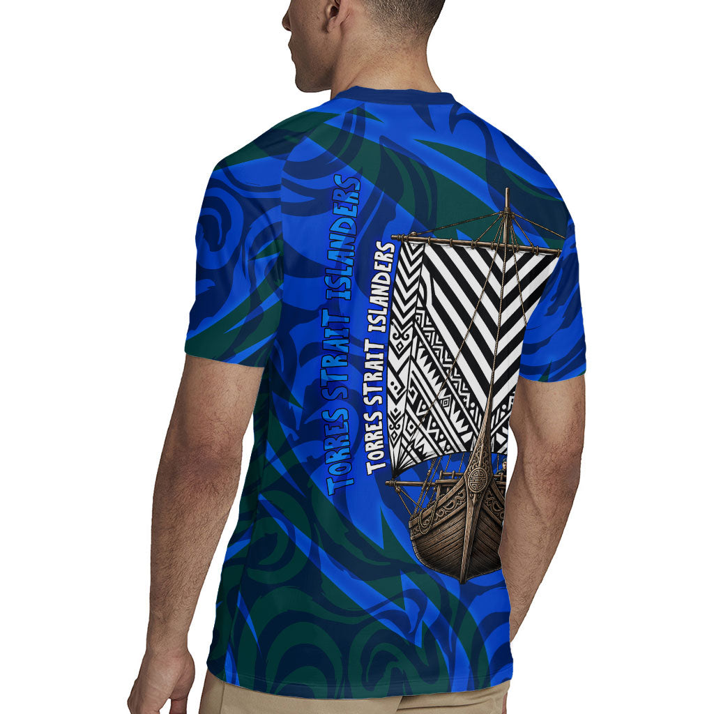 Torres Strait Islanders Forever Voyagers Rugby Jersey Indigenous Australian Tribal Canoe Art
