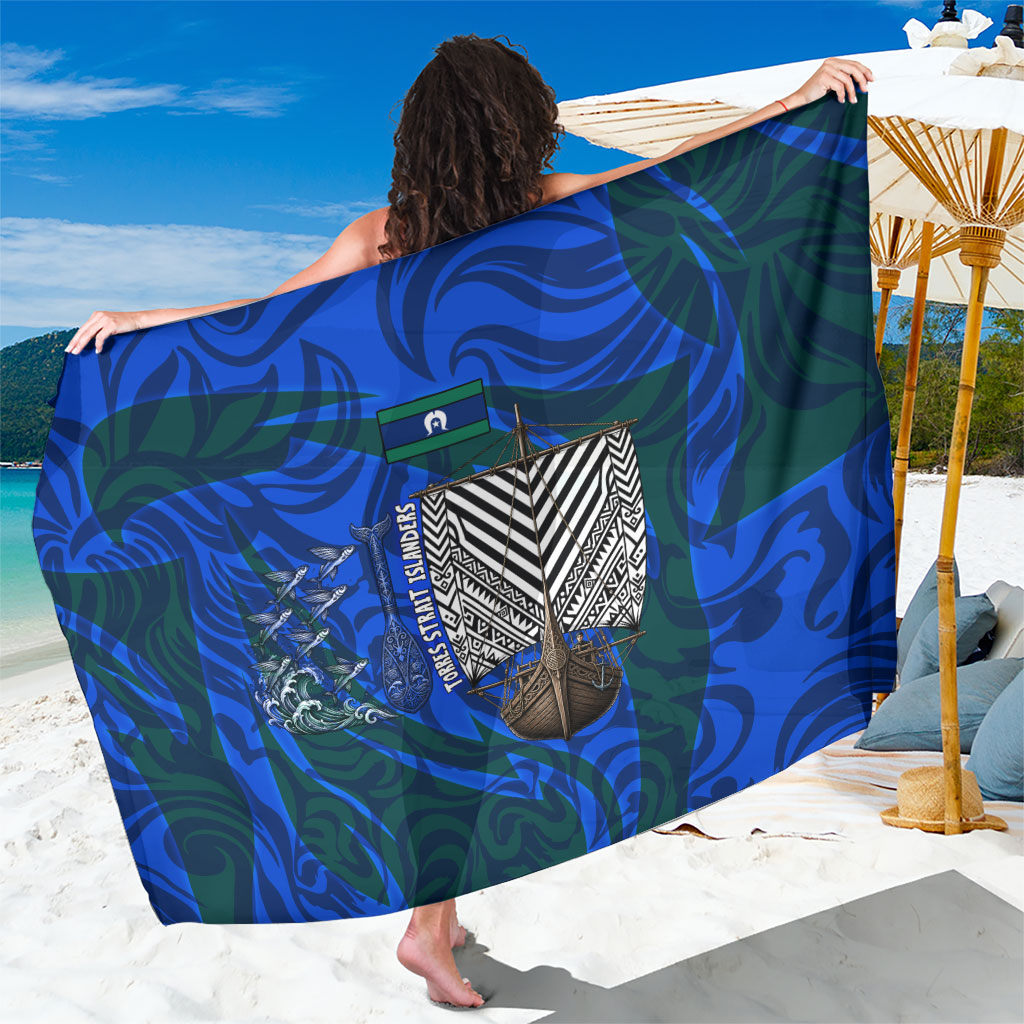 Torres Strait Islanders Forever Voyagers Sarong Indigenous Australian Tribal Canoe Art