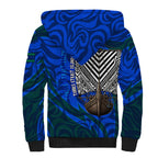 Torres Strait Islanders Forever Voyagers Sherpa Hoodie Indigenous Australian Tribal Canoe Art