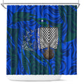 Torres Strait Islanders Forever Voyagers Shower Curtain Indigenous Australian Tribal Canoe Art