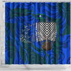 Torres Strait Islanders Forever Voyagers Shower Curtain Indigenous Australian Tribal Canoe Art