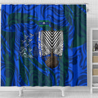 Torres Strait Islanders Forever Voyagers Shower Curtain Indigenous Australian Tribal Canoe Art