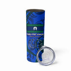 Torres Strait Islanders Forever Voyagers Skinny Tumbler Indigenous Australian Tribal Canoe Art