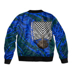 Torres Strait Islanders Forever Voyagers Sleeve Zip Bomber Jacket Indigenous Australian Tribal Canoe Art