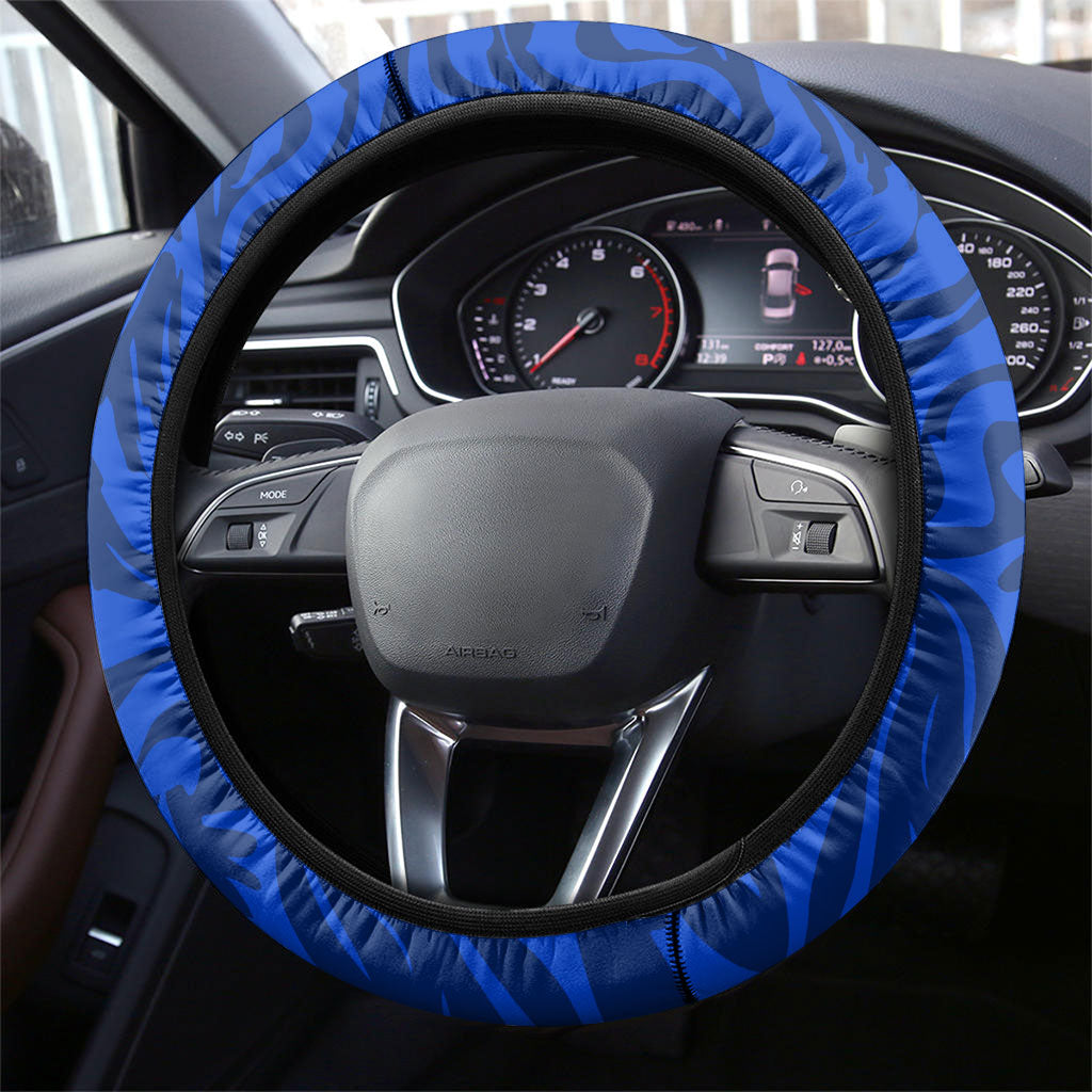 Torres Strait Islanders Forever Voyagers Steering Wheel Cover Indigenous Australian Tribal Canoe Art