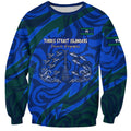 Torres Strait Islanders Forever Voyagers Sweatshirt Indigenous Australian Tribal Canoe Art
