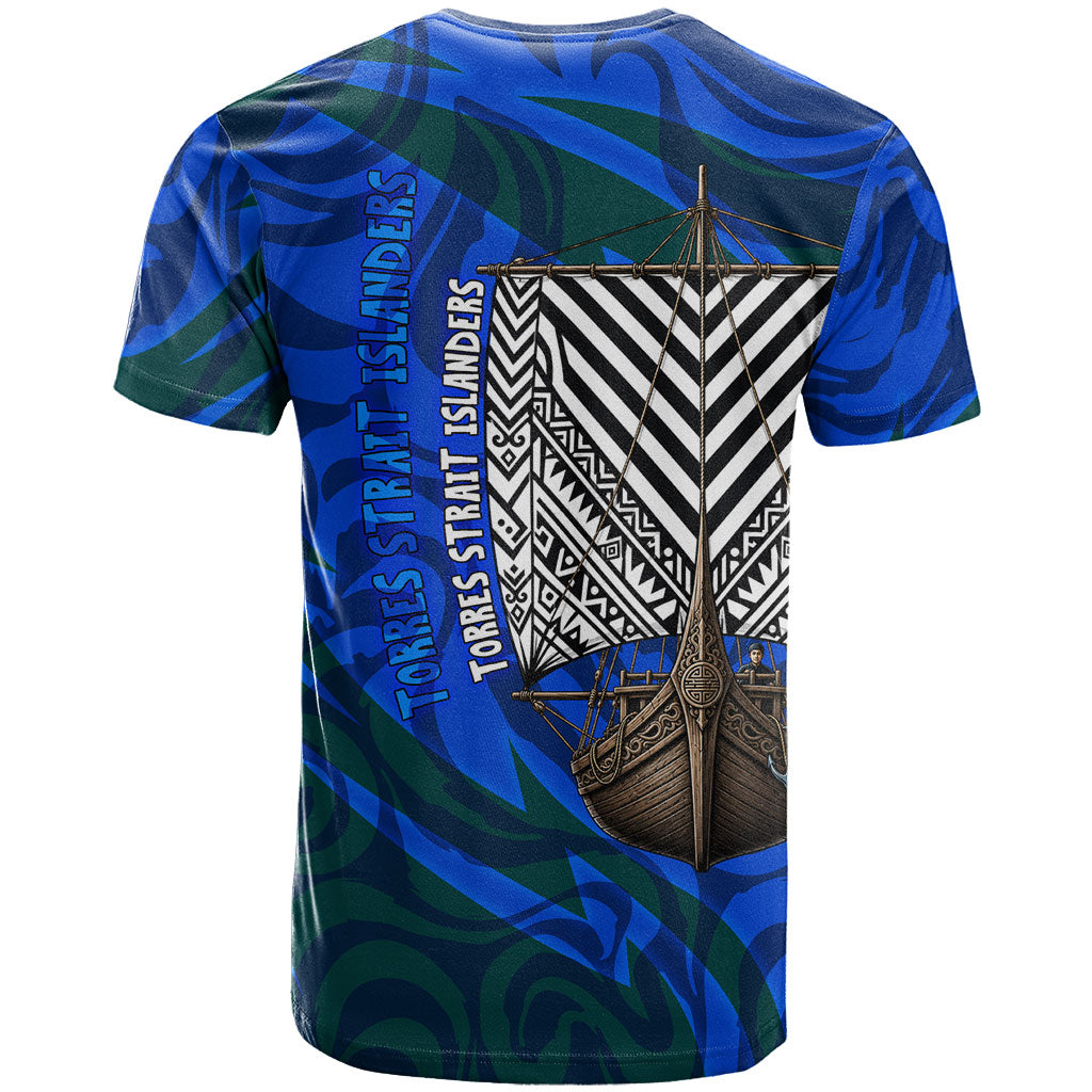 Torres Strait Islanders Forever Voyagers T Shirt Indigenous Australian Tribal Canoe Art