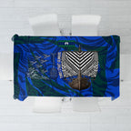 Torres Strait Islanders Forever Voyagers Tablecloth Indigenous Australian Tribal Canoe Art