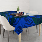 Torres Strait Islanders Forever Voyagers Tablecloth Indigenous Australian Tribal Canoe Art