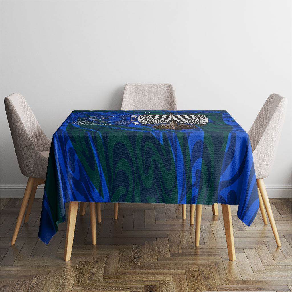 Torres Strait Islanders Forever Voyagers Tablecloth Indigenous Australian Tribal Canoe Art