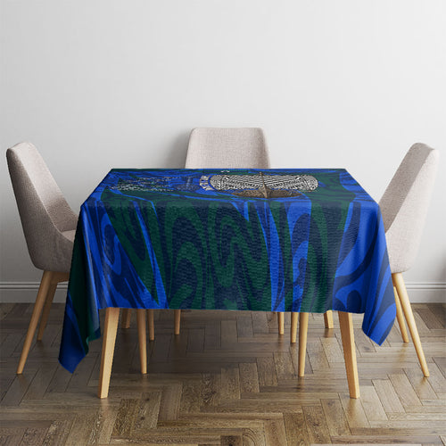 Torres Strait Islanders Forever Voyagers Tablecloth Indigenous Australian Tribal Canoe Art